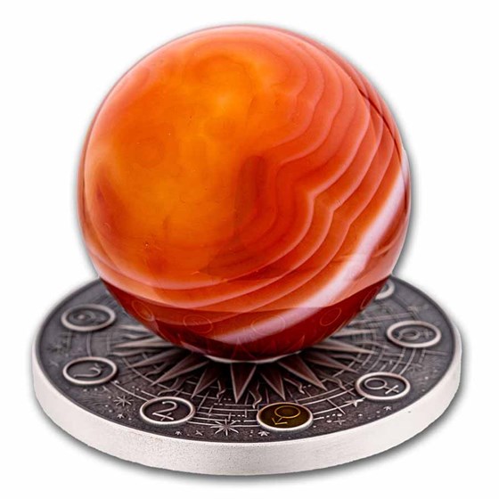 2024 Republic of Ghana 2 oz Silver Solar System: Mars 2024 Republic of Ghana 2 oz Silver Solar System: Mars