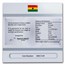2024 Republic of Ghana 5 oz Silver Growing Up: Brown Bear