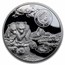 2024 Republic of Ghana 5 oz Silver Growing Up: Brown Bear