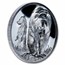 2024 Republic of Ghana 5 oz Silver Growing Up: Brown Bear