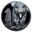 2024 Republic of Ghana 5 oz Silver Growing Up: Brown Bear