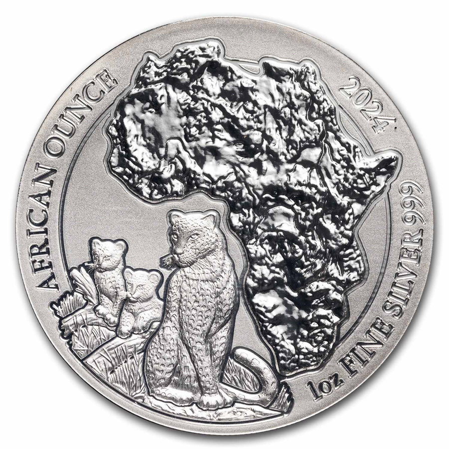 2024 Rwanda 1 oz Silver African Ounce Leopard BU | eBay