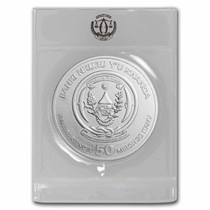2024 ドラゴン銀貨　カラー 1オンス　BU 2024 1 oz Rwandan Silver Lunar Dragon Coin (BU) l JM Bullion™