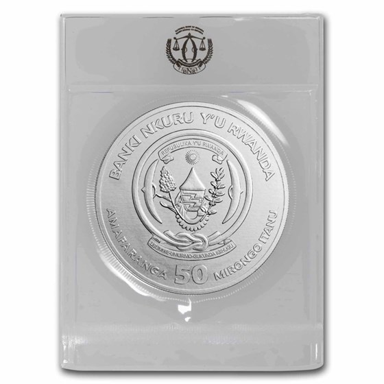 2024 Rwanda 1 oz Silver Lunar Year of the Dragon BU