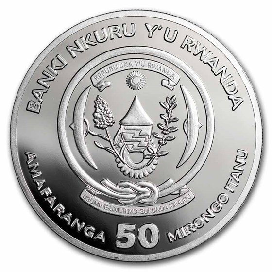 Buy 2024 Rwanda 1 oz Silver Lunar Year of the Dragon Proof APMEX
