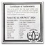 2024 Rwanda 1 oz Silver Nautical Ounce Cutty Sark Proof