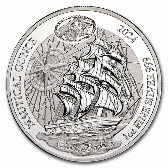 2024 Rwanda 1 oz Silver Nautical Ounce Cutty Sark Proof 2024 Rwanda 1 oz Silver Nautical Ounce Cutty Sark Proof