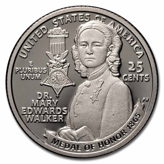 2024-S Dr. Mary Walker Women's Quarter Gem Proof