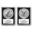 2024-S Morgan & Peace Reverse Proof Set PR-70 PCGS (AR, Black)