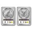 2024-S Morgan & Peace Reverse Proof Set PR-70 PCGS (AR)