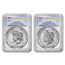 2024-S Morgan & Peace Reverse Proof Set PR-70 PCGS (AR)