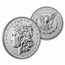 2024-S Morgan & Peace Silver Dollar Reverse Proof Set (Box & COA)