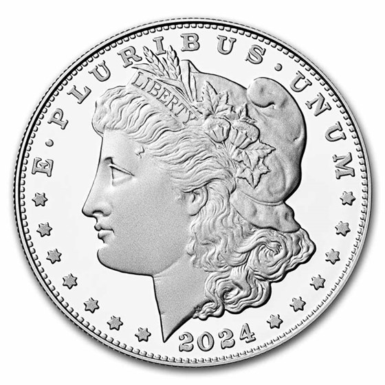 2024-S Proof Silver Morgan Dollar (Box & COA) 2024-S Proof Silver Morgan Dollar (Box & COA)