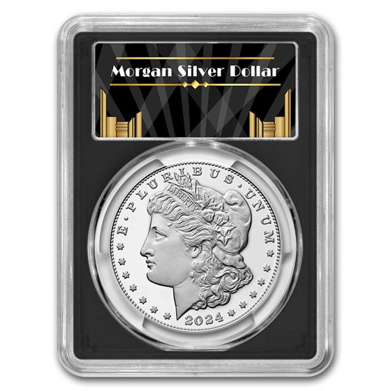 2024-S Proof Silver Morgan Dollar PR-70 PCGS (FDI, Black Label) 2024-S Proof Silver Morgan Dollar PR-70 PCGS (FDI, Black Label)