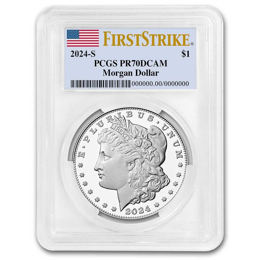 Morgan Modular Silver 2024-S Proof Silver Morgan Dollar PR-70 PCGS (FirstStrike)