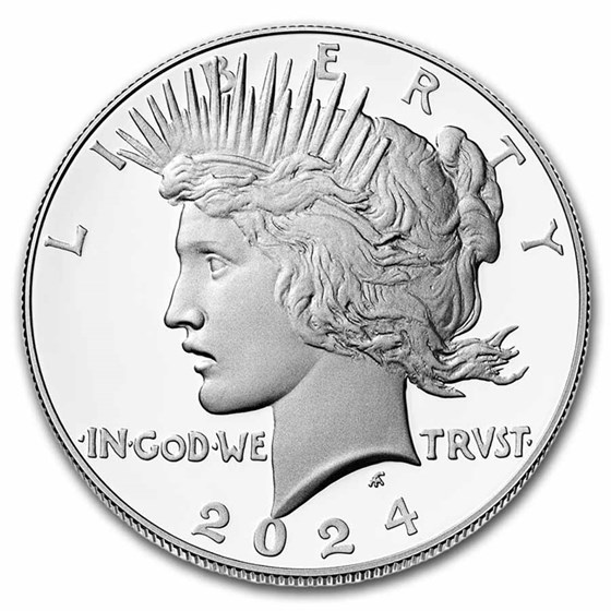 2024-S Proof Silver Peace Dollar (Box & COA) 2024-S Proof Silver Peace Dollar (Box & COA)