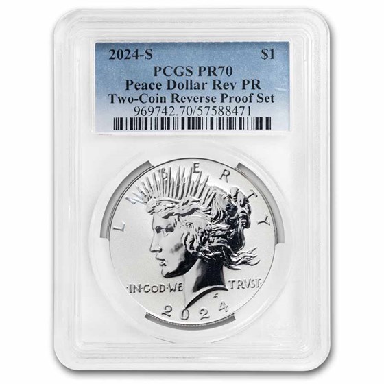 2024-S Reverse Proof Silver Peace Dollar PR-70 PCGS