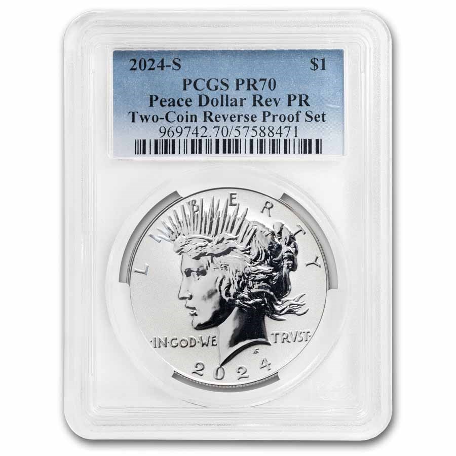 2024-S Reverse Proof Silver Peace Dollar PR-70 PCGS