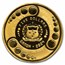 2024 Samoa 1/10 oz Gold Space Alien Battle BU