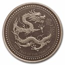 2024 Samoa 1/2 oz Silver 1 Tala Year of the Dragon (Antique)