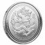 2024 Samoa 1/2 oz Silver 1 Tala Year of the Dragon BU