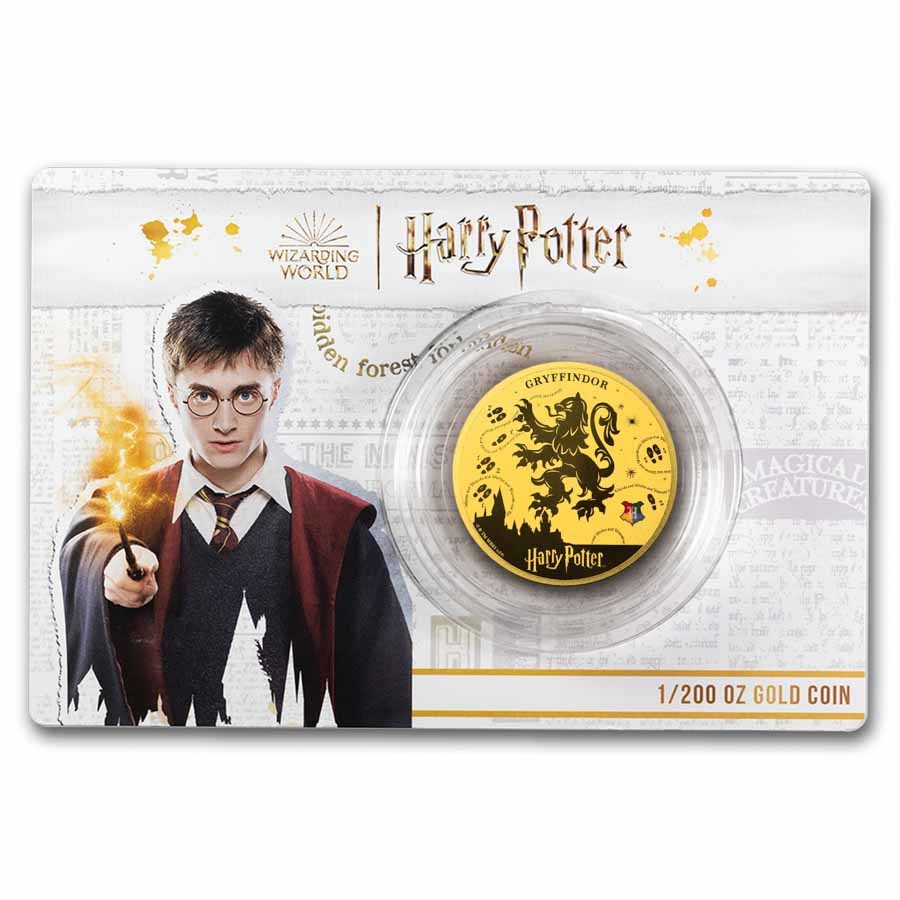 2024 Samoa 1/200 oz Gold Harry Potter: Gryffindor
