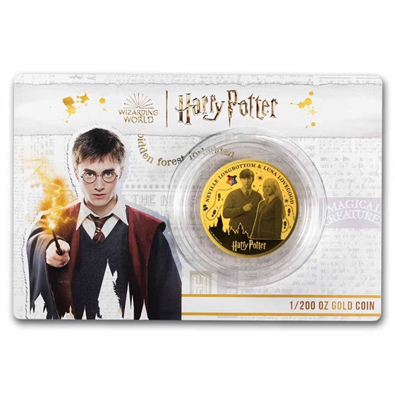 2024 Samoa 1/200 oz Gold Neville Longbottom & Luna Lovegood 2024 Samoa 1/200 oz Gold Neville Longbottom & Luna Lovegood
