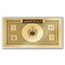 2024 Samoa 1 gram Monopoly Foil Gold Note