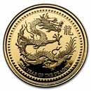2024 Samoa 1 oz Gold 88 Tala Year of the Dragon BU