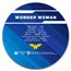 2024 Samoa 1 oz Gold DC Comics Wonder Woman BU