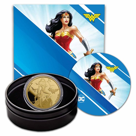 2024 Samoa 1 oz Gold DC Comics Wonder Woman BU 2024 Samoa 1 oz Gold DC Comics Wonder Woman BU