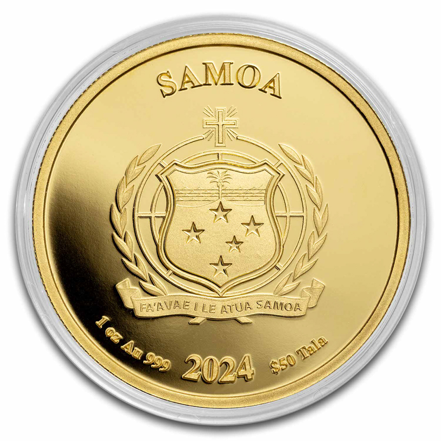 2024 Samoa 1 oz Gold Mr. Monopoly BU | eBay