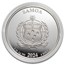 2024 Samoa 1 oz Silver DC Comics The Joker BU (Abrasion)