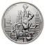 2024 Samoa 1 oz Silver DC Comics The Joker BU (Abrasion)