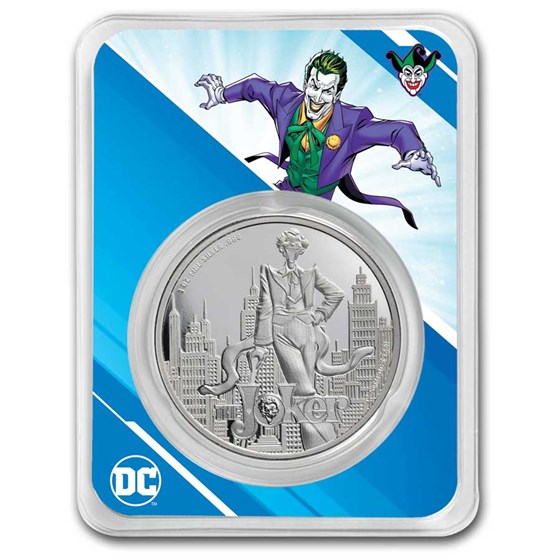 2024 Samoa 1 oz Silver DC Comics The Joker BU (with TEP) 2024 Samoa 1 oz Silver DC Comics The Joker BU (with TEP)