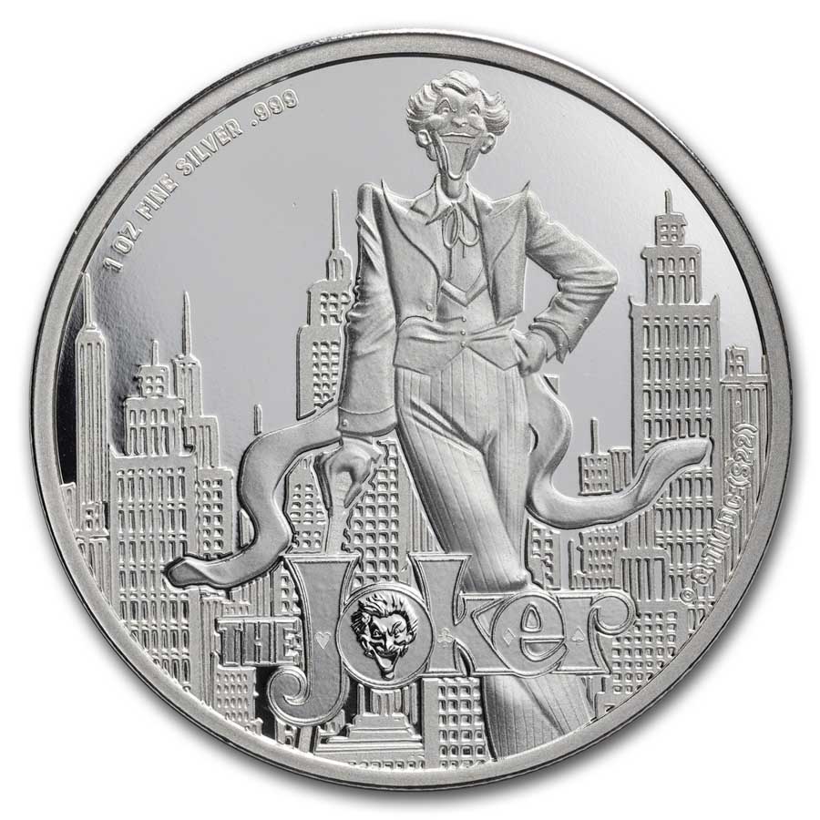 Buy 2024 Samoa 1 oz Silver DC Comics The Joker BU | APMEX
