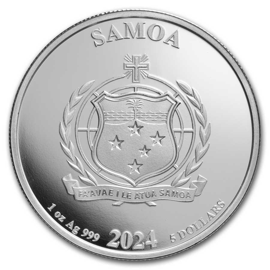 Buy 2024 Samoa 1 oz Silver DC Comics Joker Colorized | APMEX