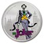 2024 Samoa 1 oz Silver DC Comics The Joker Colorized with TEP