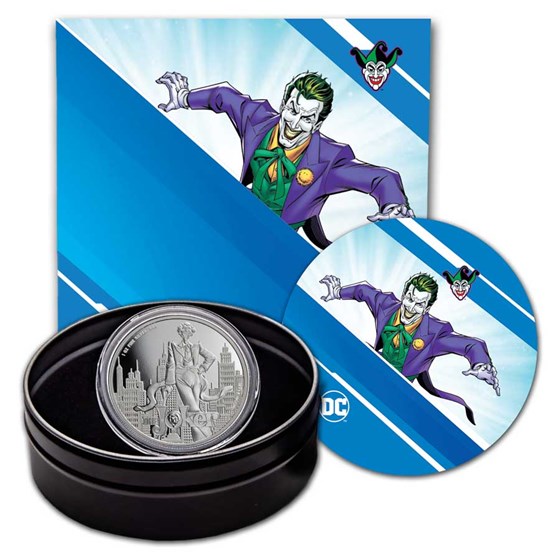 2024 Samoa 1 oz Silver DC Comics The Joker Proof 2024 Samoa 1 oz Silver DC Comics The Joker Proof