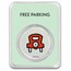 2024 Samoa 1 oz Silver Monopoly Board Space: Free Parking w/ TEP