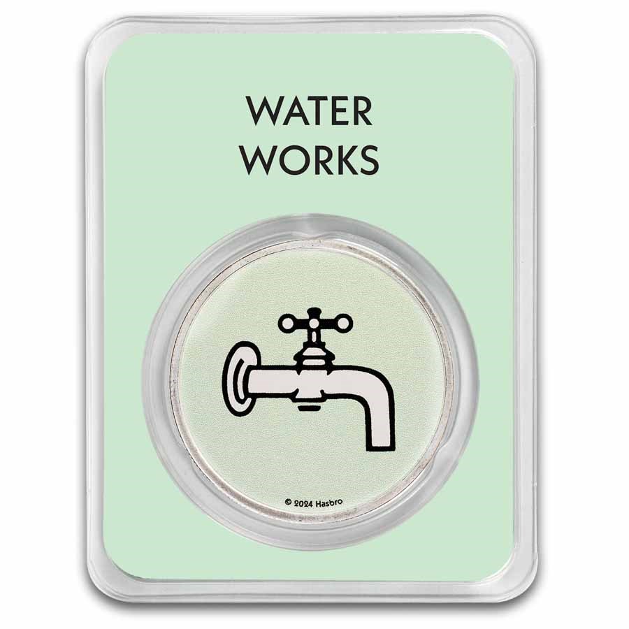 2024 Samoa 1 oz Silver Monopoly Water Works with TEP