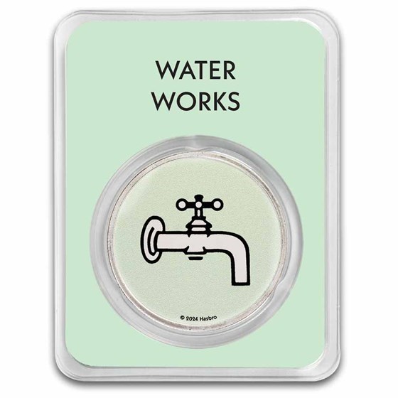 2024 Samoa 1 oz Silver Monopoly Water Works with TEP 2024 Samoa 1 oz Silver Monopoly Water Works with TEP