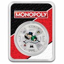 2024 Samoa 1 oz Silver Mr. Monopoly Colorized with TEP