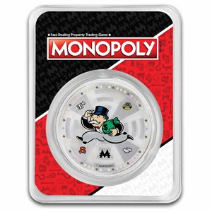 サモア　モノポリー銀貨　1オンス　TEP 2024-samoa-1-oz-silver-mr-
