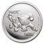 2024 Samoa 1 oz Silver Popeye and Brutus BU