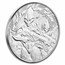 2024 Samoa 1 oz Silver Space Alien Battle BU