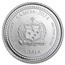 2024 Samoa 2 oz Silver 5 Tala Year of the Dragon BU (Off-Quality)