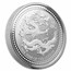 2024 Samoa 2 oz Silver 5 Tala Year of the Dragon BU