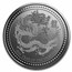 2024 Samoa 2 oz Silver 5 Tala Year of the Dragon (Rhodium)