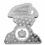 2024 Samoa 3 oz Silver 225 Years George Washington Shape Coin